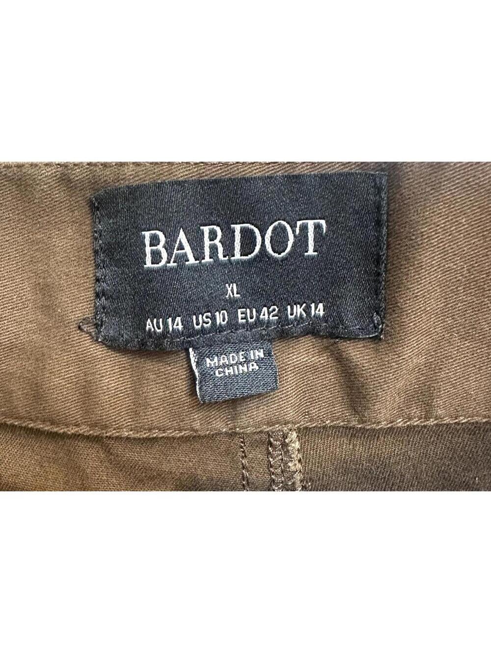 Revolve Bardot Tybi Cotton Cargo Wide Cargo Leg Pant in Brown; Women's 32 - Picture 6 of 7